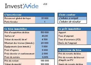 Simulateur De Rendement Locatif Sur Excel COMPLET